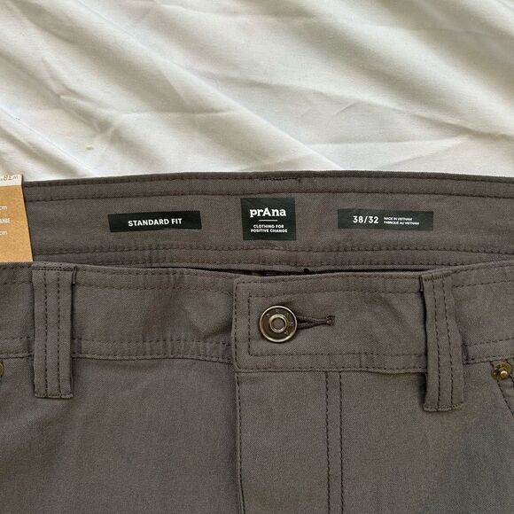prAna® Brion Pants II – Trousers for Men, Dark Iron, size 38 x 32, NWT - Picture 7 of 12